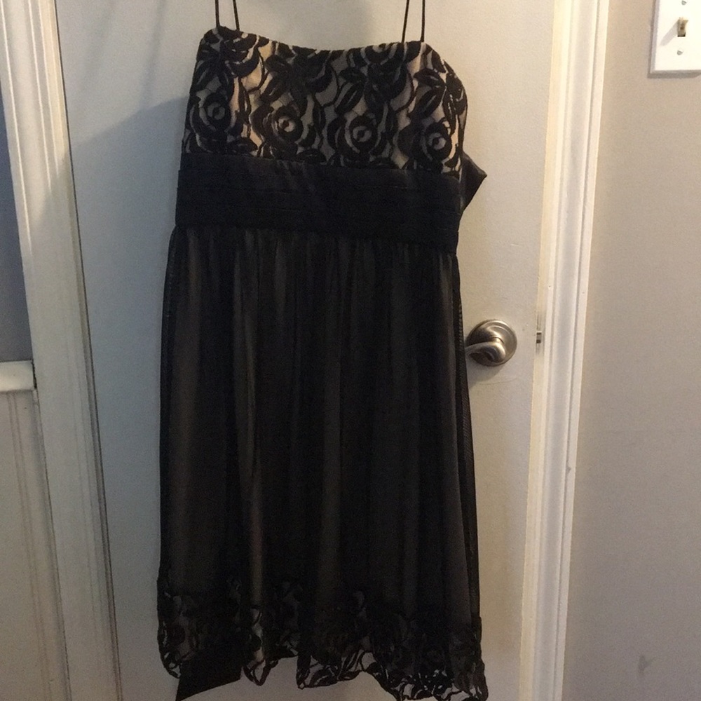 Black formal dress